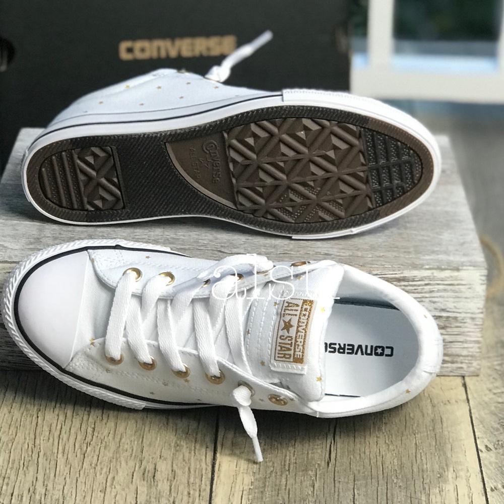 Converse Ctas Street Slip WhiteGold Stars ⭐️ WMNS - Picture 6 of 8
